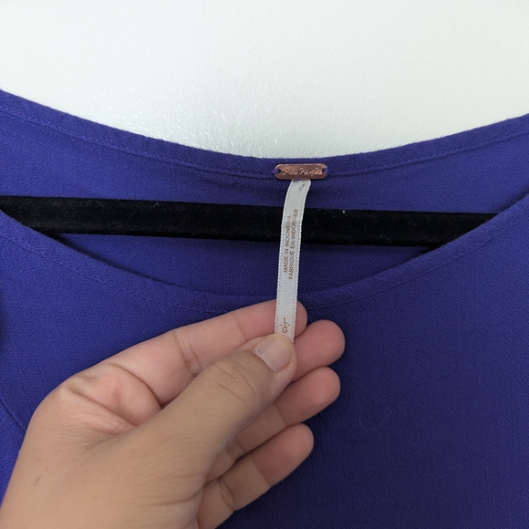 Zara Royal Blue Cold Shoulder Dress - Picture 5 of 7